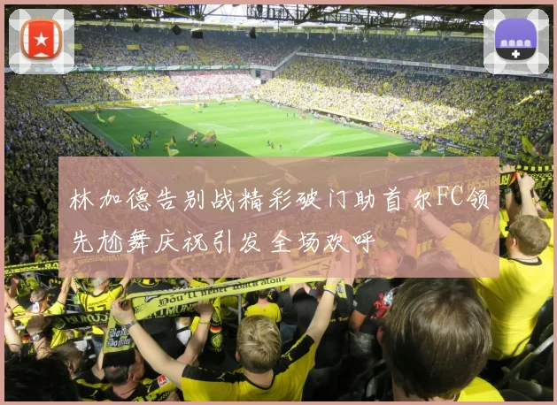 林加德告别战精彩破门助首尔FC领先尬舞庆祝引发全场欢呼